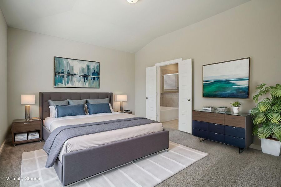 Photo is not of the actual home but is an inspirational photo of builder's model home and may depict options, furnishings, and/or decorator features that are not included.