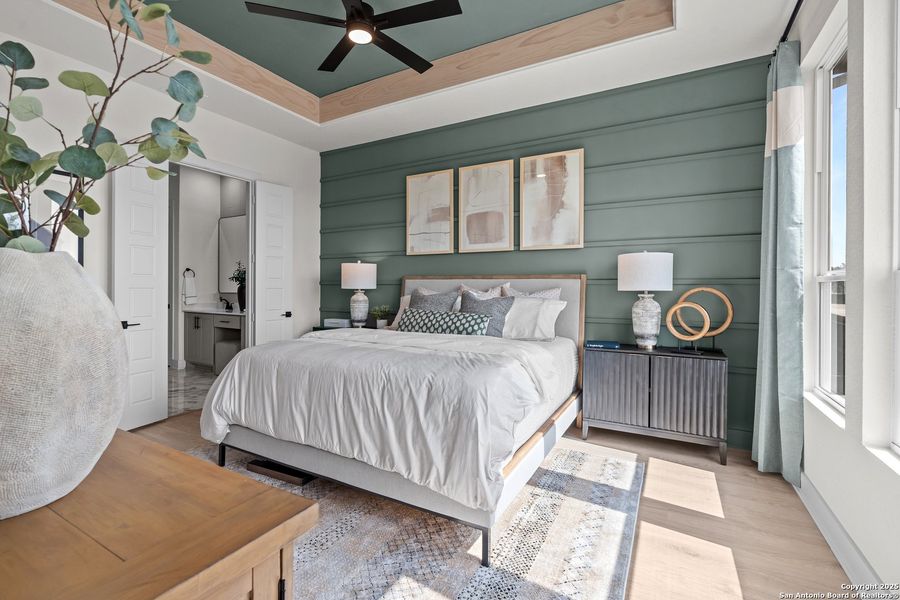 Furnished interior view inside a new home in Prominence – Now Selling, San Antonio (Image 13).