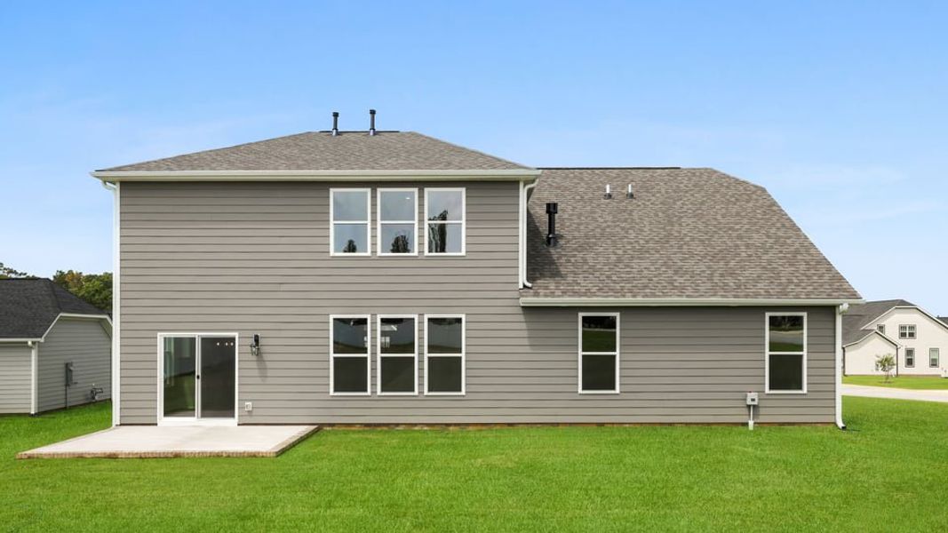 Exterior details and patio area of a home in Alder Pond, Campobello (Image 22).