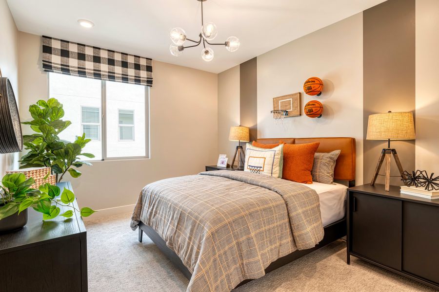 Representative furnished interior of a home built from the Safflower Plan 40-4 by Tri Pointe Homes in Soleo, San Tan Valley (Image 18).
