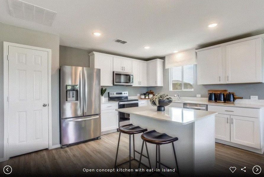 Photo of Centex model home with same floor plan, not of actual home listed.
