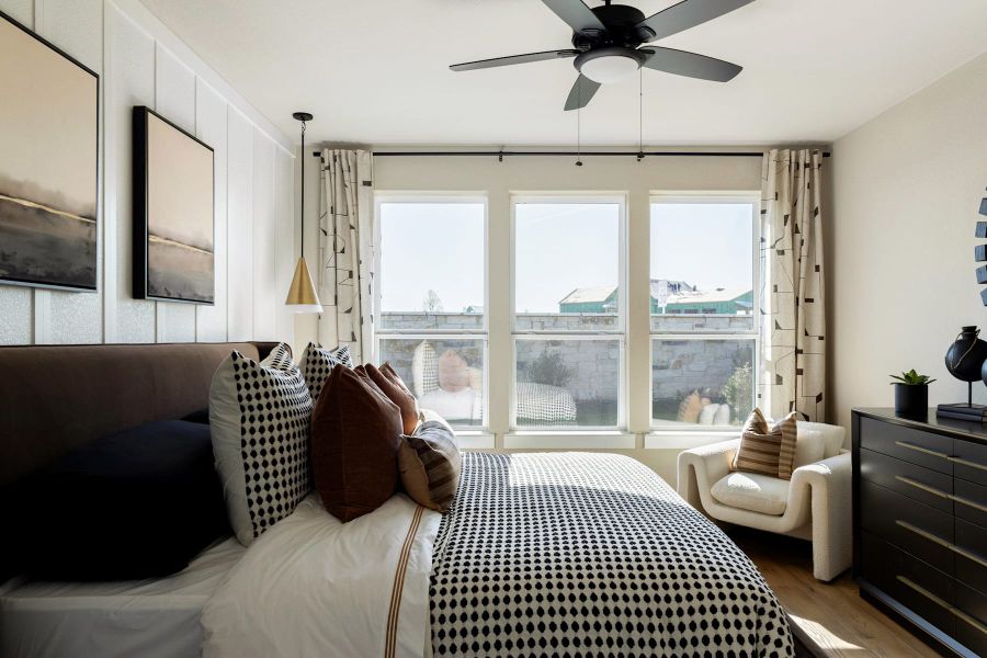 Furnished interior view inside a new home in Flora, Hutto (Image 28).