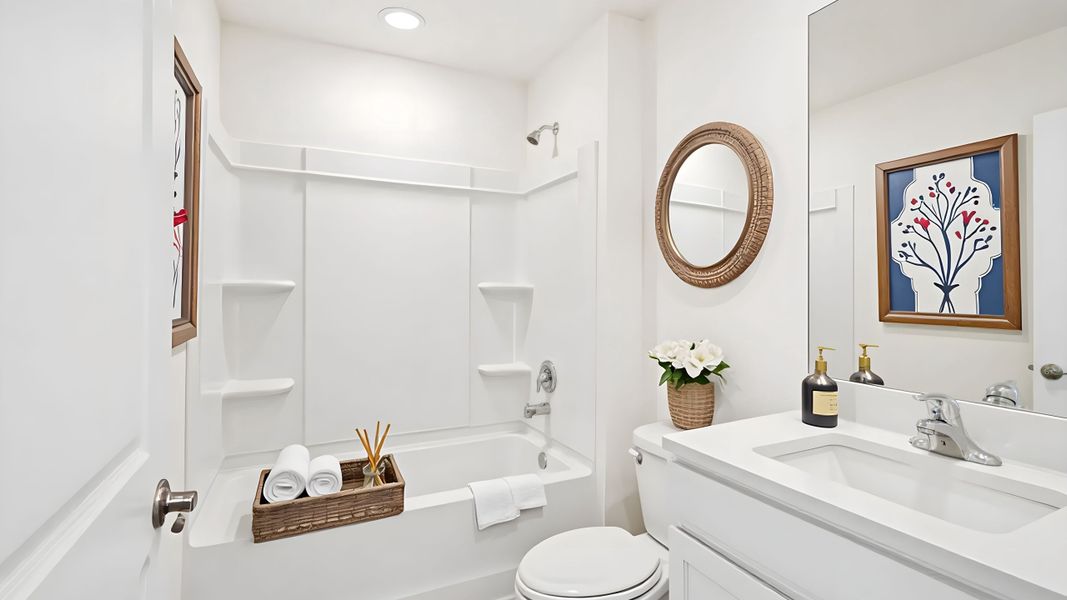 Furnished interior view inside a new home in Sandal Key, Weeki Wachee (Image 6).