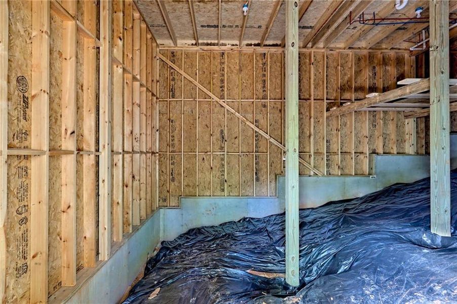 In-progress construction of a new home in , Clayton, GA (Image 124).
