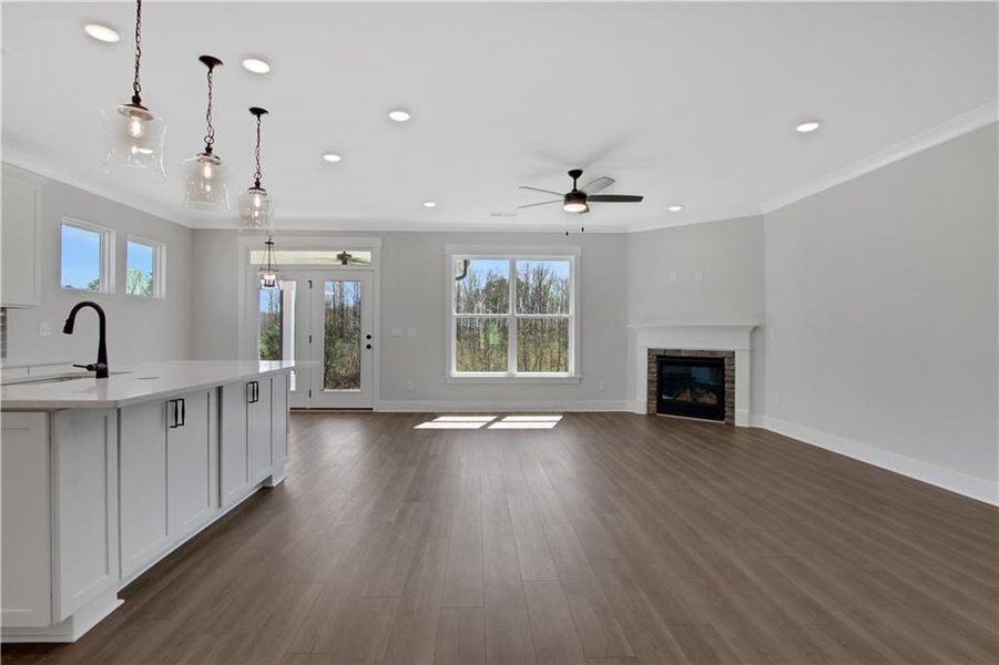 Spacious, unfurnished interior of a new home in Marble Tree, Ball Ground (Image 34). Spacious, unfurnished interior of a new home in Marble Tree, Ball Ground (Image 34).
