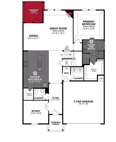 Beazer Homes The Villages of Hurricane Creek Cascade floorplan