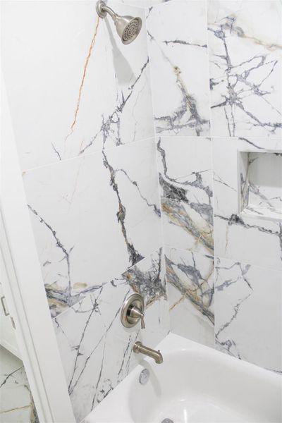Close-up of interior finishes inside a home in , Houston (Image 12).
