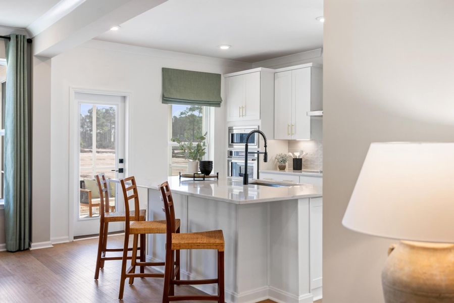 Furnished interior view inside a new home in The Oaks, Goose Creek (Image 32).