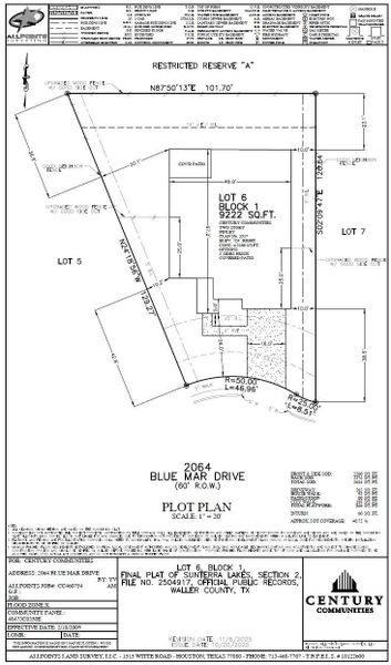 2D floor plan layout of this home in Sunterra Lakes, Brookshire, TX (Image 3).