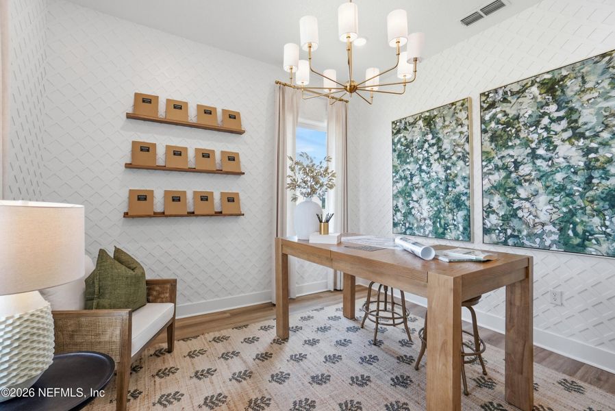 Furnished interior view inside a new home in , St. Augustine (Image 7).