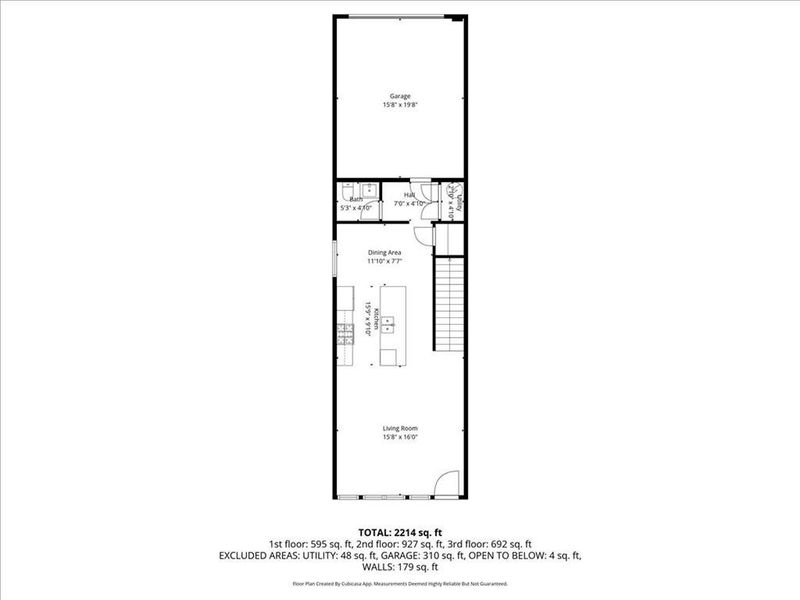 2D floor plan layout of this home in , Atlanta, GA (Image 7).