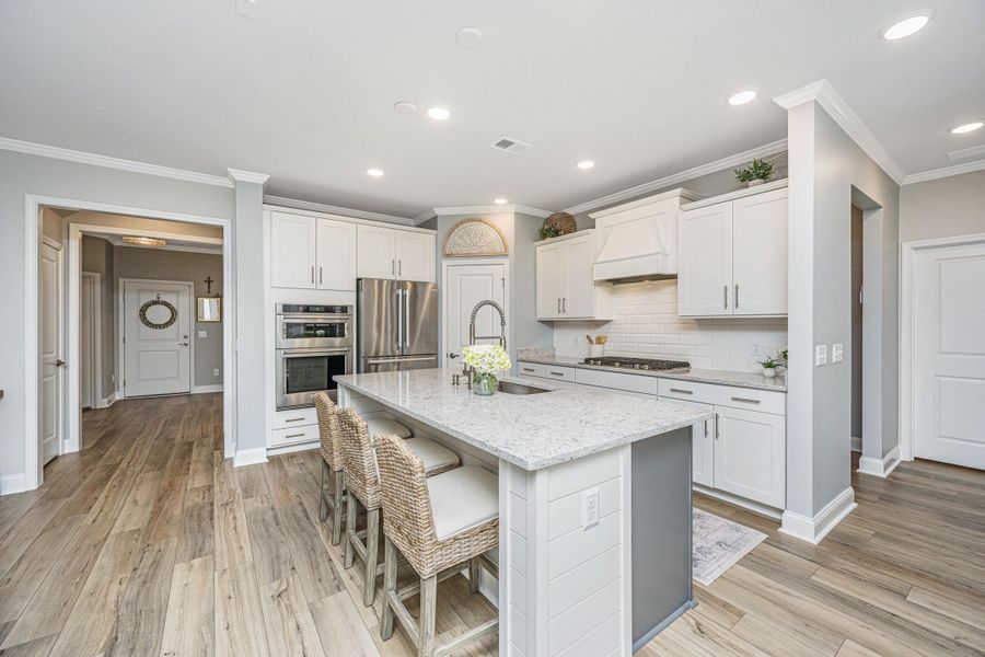 Furnished interior view inside a new home in Sea Island Preserve, Johns Island (Image 18).