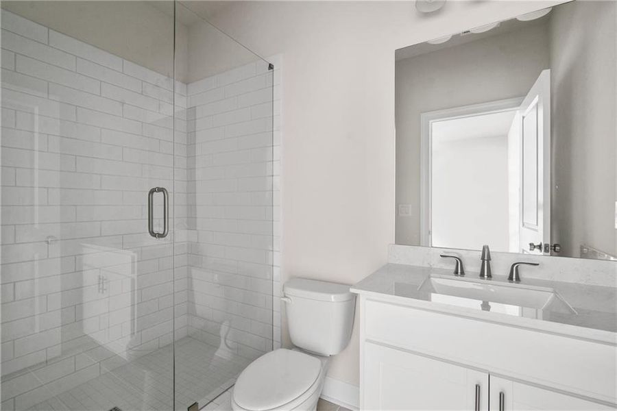 Furnished interior view inside a new home in Palisades Single Family, Cumming (Image 15).