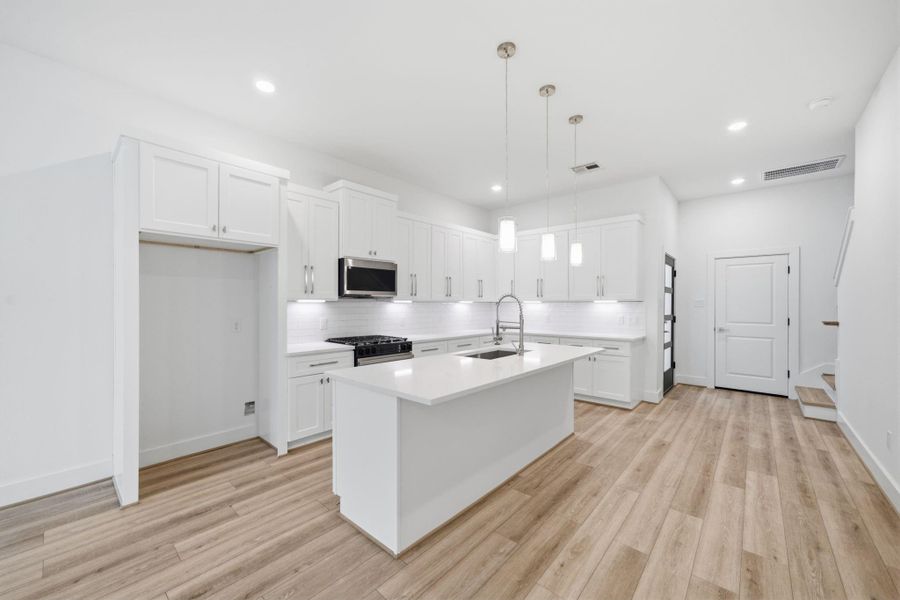 Furnished interior view inside a new home in , Houston (Image 9).