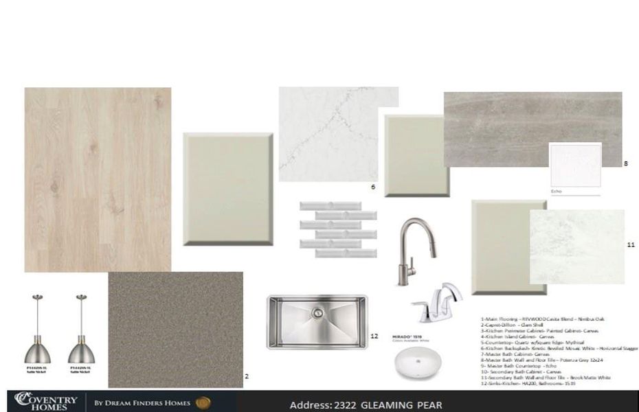 Sample of building materials used in homes in Pomona, Manvel (Image 4). Sample of building materials used in homes in Pomona, Manvel (Image 4).