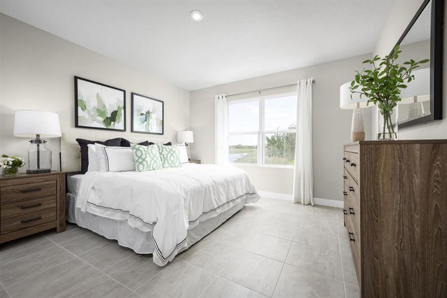 Furnished interior view inside a new home in Waverly Homes, Port St. Lucie (Image 8).