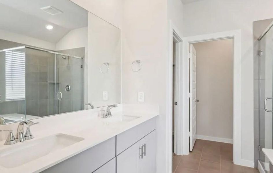 Photo is not of the actual home, but is an inspirational photo of builder’s model home and may depict options, furnishings, and/or decorator features that are not included