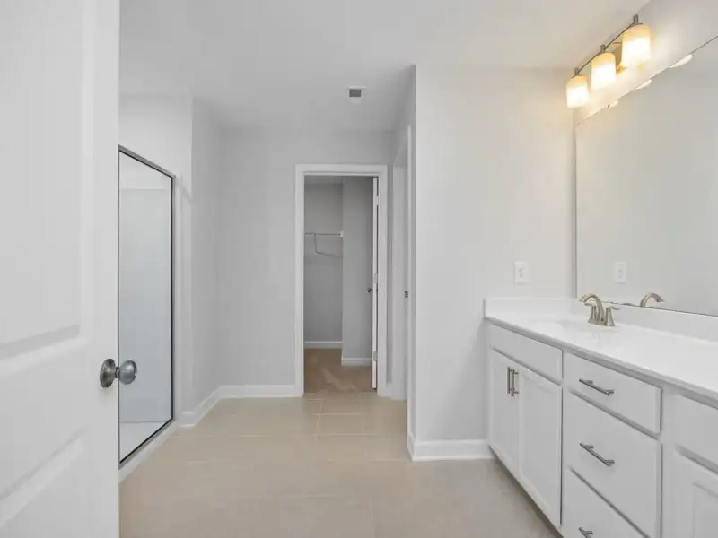 Furnished interior view inside a new home in Lake Park Villas, Wylie (Image 11).