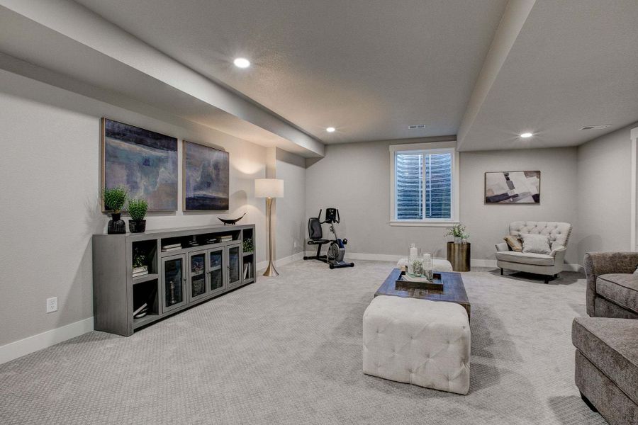 Optional Finished Basement - Not Actual Home - Finishes May Vary