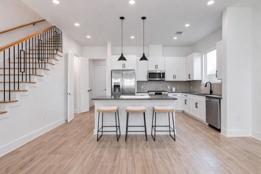 Furnished interior view inside a new home in , Houston (Image 12).