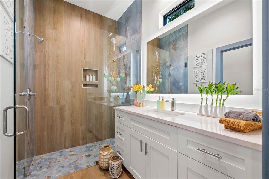 Furnished interior view inside a new home in , Gulfport (Image 37).