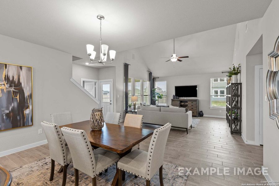 Furnished interior view inside a new home in Hannah Heights, Seguin (Image 23).