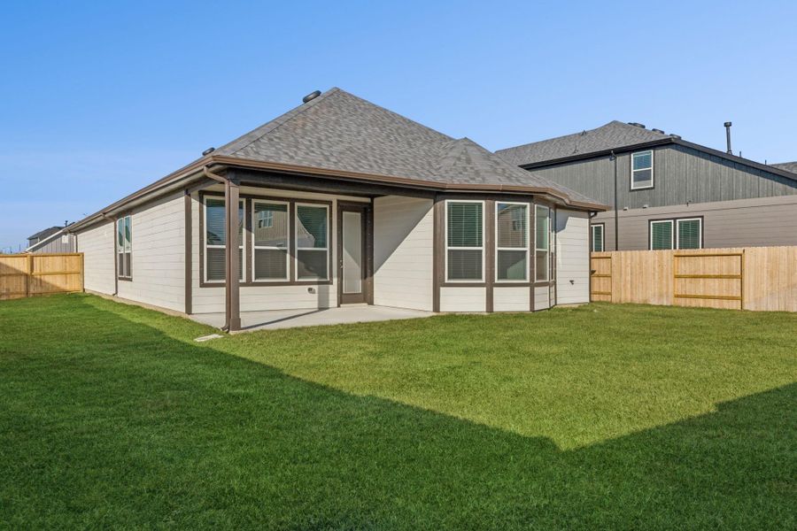 Exterior details and patio area of a home in Windcress, Cove (Image 2). Exterior details and patio area of a home in Windcress, Cove (Image 2).