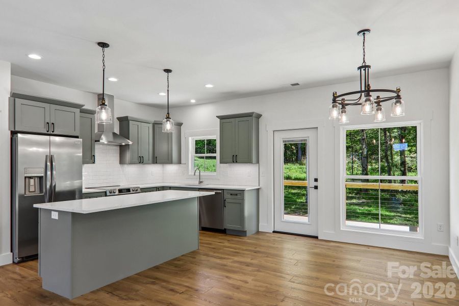 Furnished interior view inside a new home in , Hendersonville (Image 11).