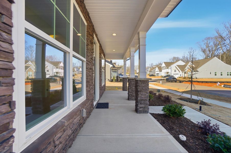 Exterior details and patio area of a home in Rone Creek, Waxhaw (Image 30).