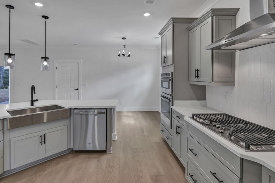 Furnished interior view inside a new home in Clubside Reserve at Summerlake, Lexington (Image 12).