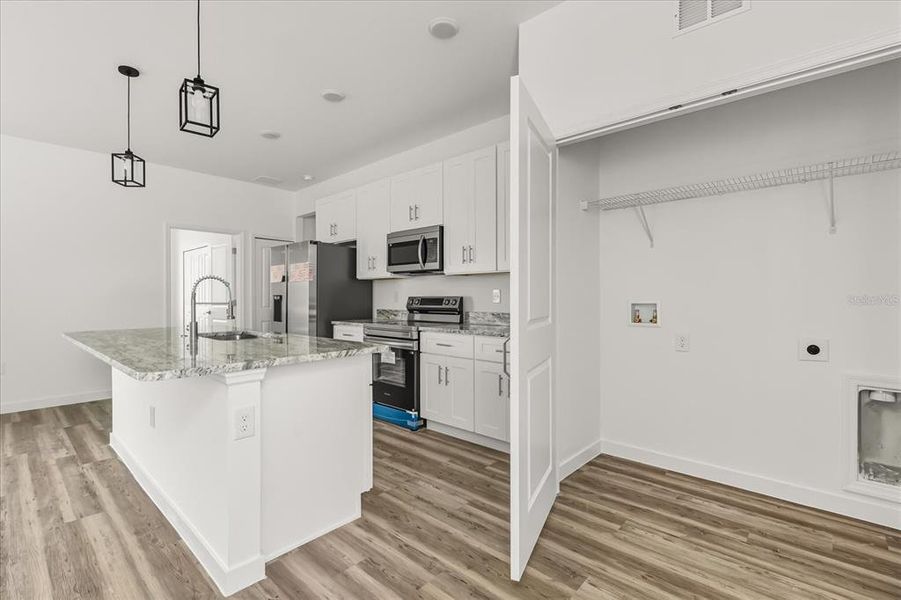 Furnished interior view inside a new home in , Poinciana (Image 3).