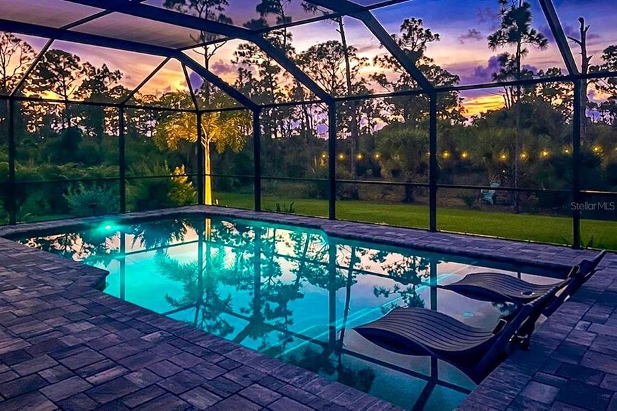 Exterior details and patio area of a home in , Rotonda West (Image 30).