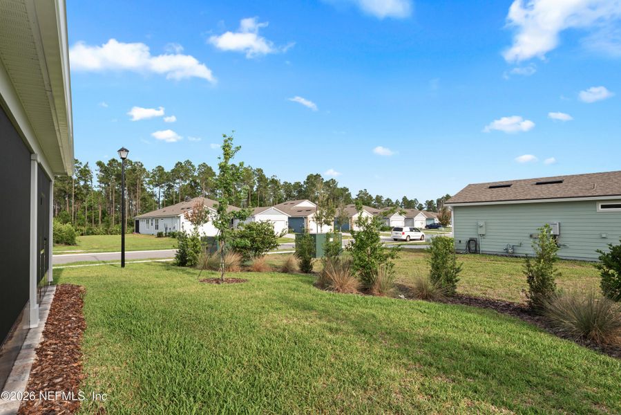 Exterior details and patio area of a home in Del Webb Nocatee, Ponte Vedra (Image 27).