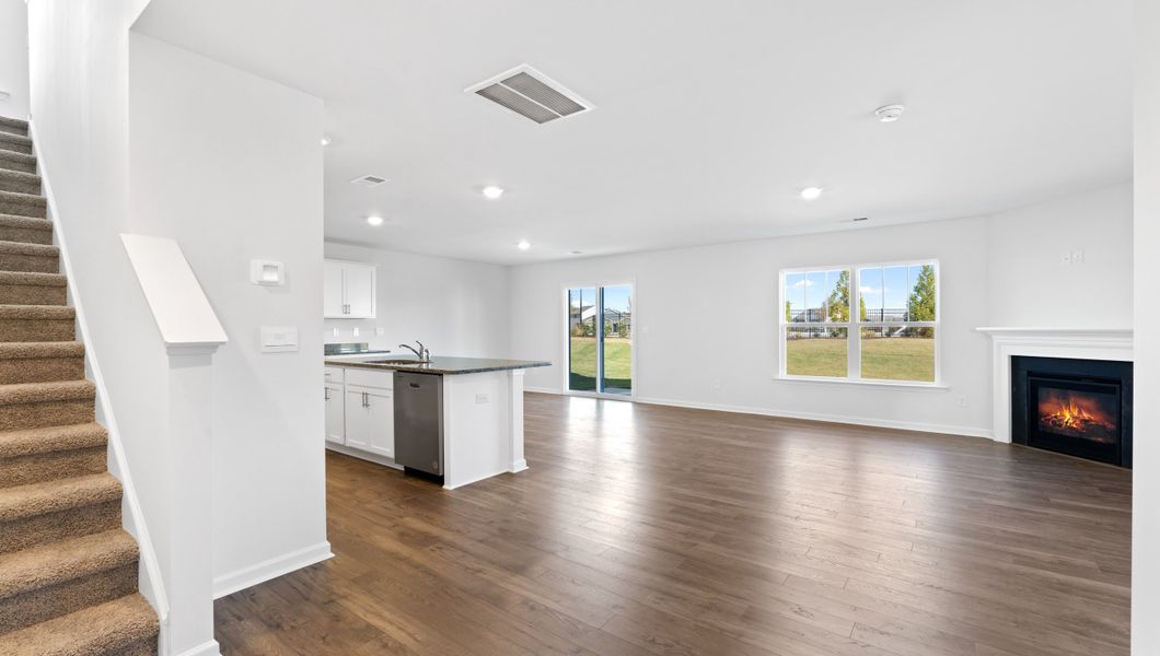 Representative unfurnished interior of a home built from the AISLE by D.R. Horton in Seneca Falls, Seneca (Image 14).