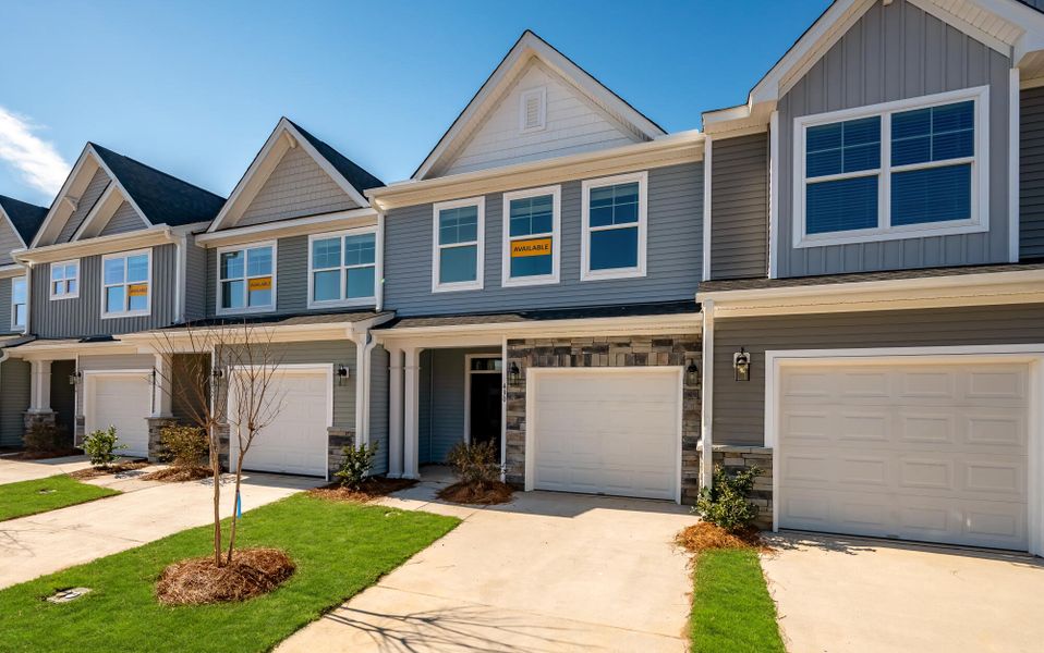 Front exterior of a new home in The Landings at Montague, Goose Creek, SC, highlighting curb appeal (Image 24).