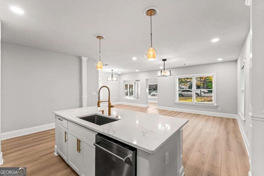 Furnished interior view inside a new home in , Atlanta (Image 5).