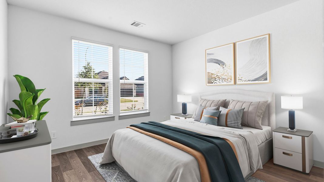 Furnished interior view inside a new home in Westland Ranch 50' Homesites, League City (Image 17).