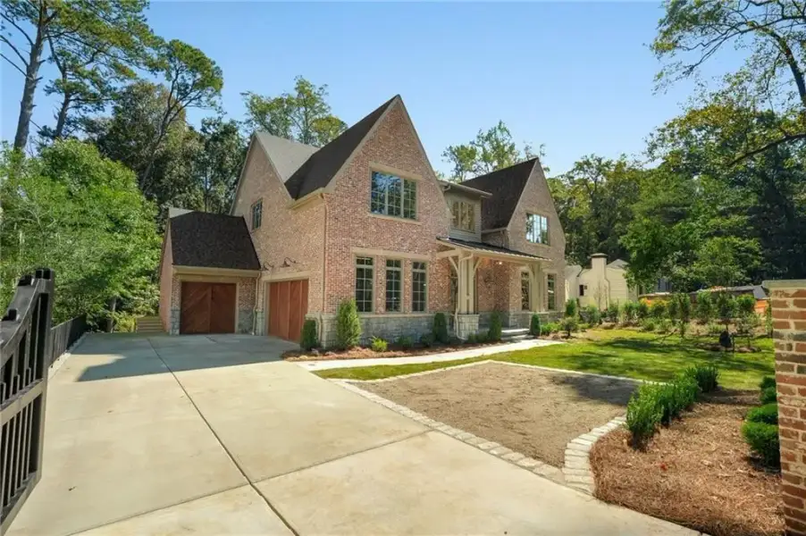 Front exterior of a new home in , Atlanta, GA, highlighting curb appeal (Image 23).