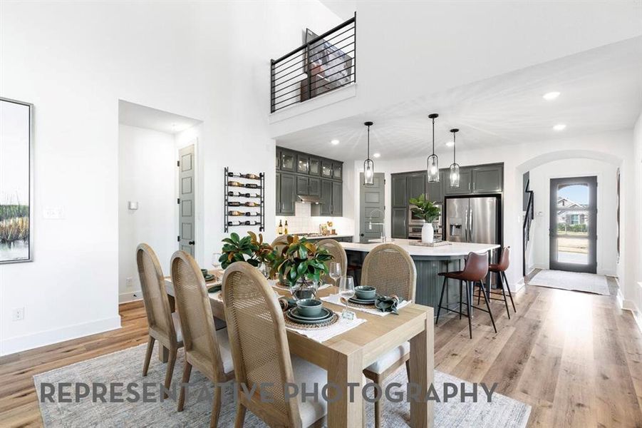 Furnished interior view inside a new home in Wellington, Haslet (Image 11).