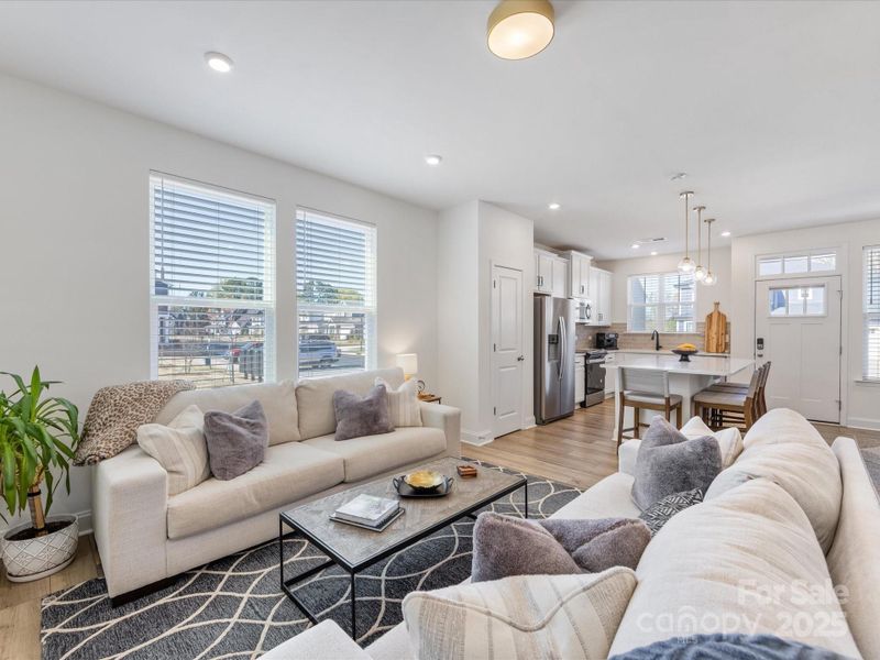 Furnished interior view inside a new home in Smith Farm, Belmont (Image 26).