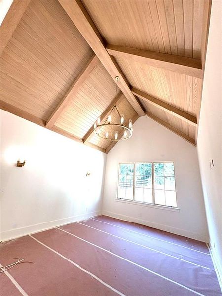 In-progress construction of a new home in Lyndon Creek, Milton, GA (Image 66).