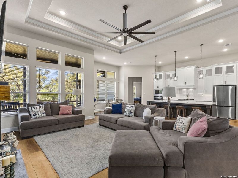 Furnished interior view inside a new home in Potranco Acres, Castroville (Image 17).