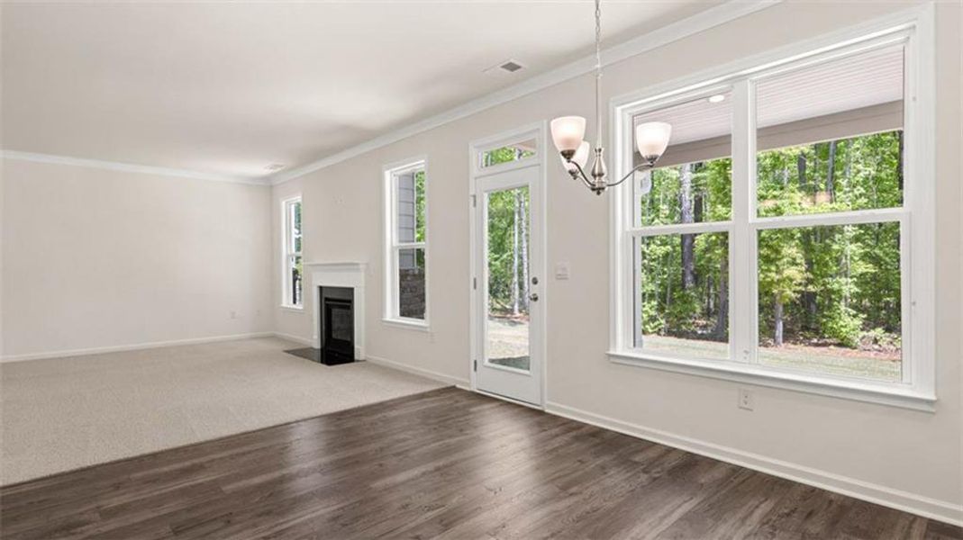 Spacious, unfurnished interior of a new home in Evergreen Crossing, Locust Grove (Image 31).