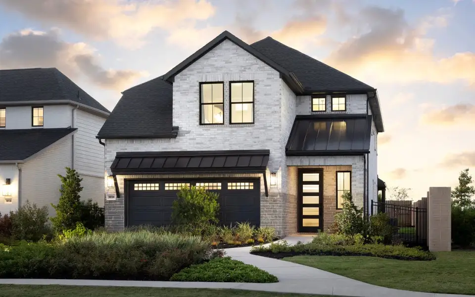 Representative exterior photo of a completed home built from the Hawthorne by Brookfield Residential in Easton Park, Austin, TX (Image 19). Representative exterior photo of a completed home built from the Hawthorne by Brookfield Residential in Easton Park, Austin, TX (Image 19).