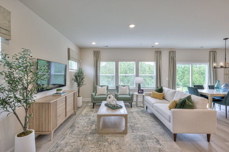 Furnished interior view inside a new home in Greystone - Ridge Series, Smyrna (Image 5).