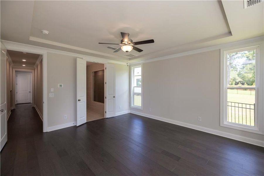 Spacious, unfurnished interior of a new home in Promenade at Sawnee Village, Cumming (Image 32).
