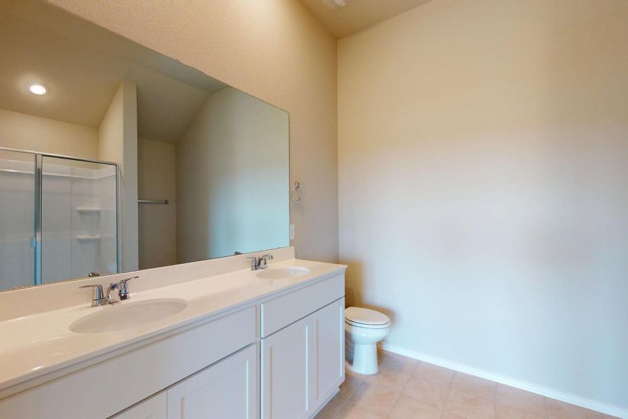 Furnished interior view inside a new home in Carillon, Manor (Image 8).