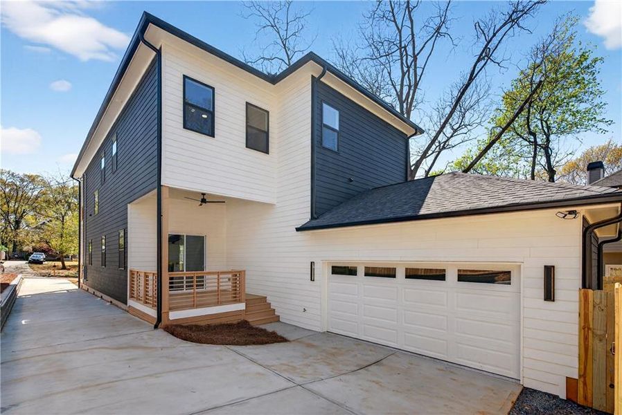 Exterior details and patio area of a home in , Atlanta (Image 30).