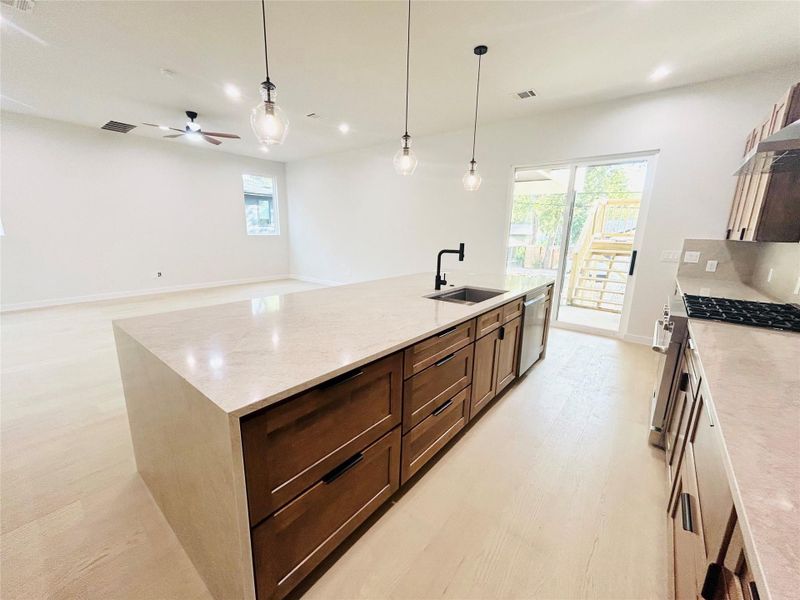 Furnished interior view inside a new home in , Austin (Image 4). Furnished interior view inside a new home in , Austin (Image 4).