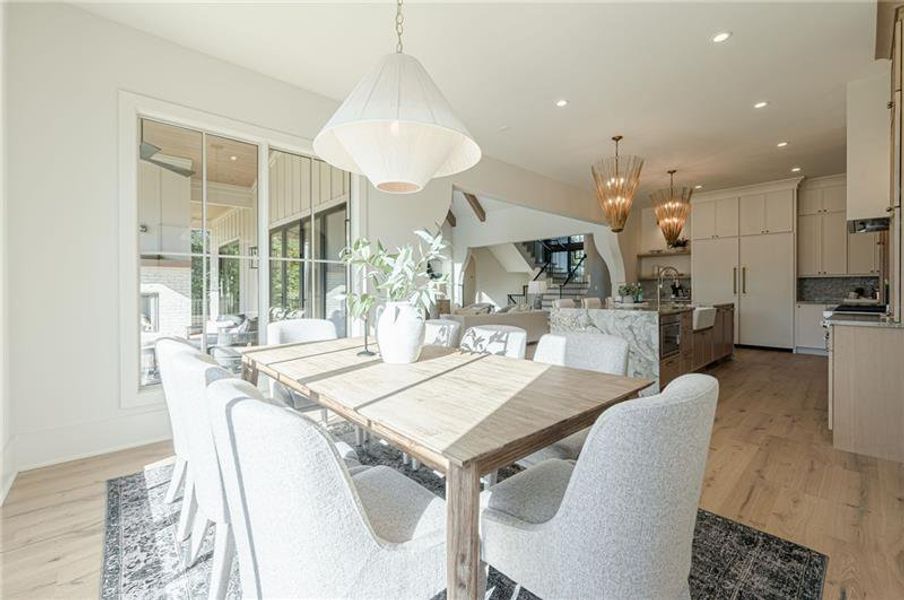 Furnished interior view inside a new home in , Canton (Image 13).